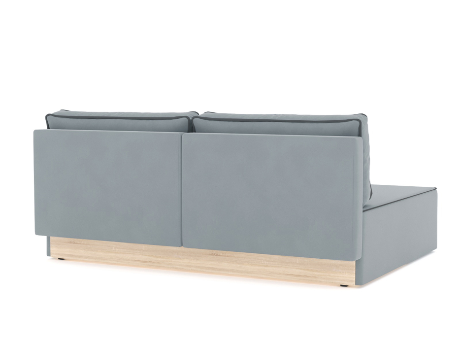 Диваны угловые в гостиную, Диван-кровать угловой еврокнижка Блюм Некст, велюр