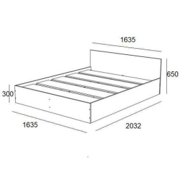 Кровать Норд 1600
