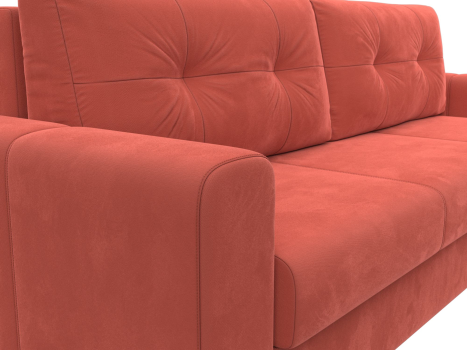 Диваны еврокнижки, Прямой диван Лига-031, микровельвет