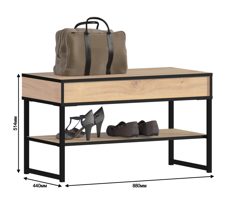 Тумбы, Лофт СБ-3105 Тумба