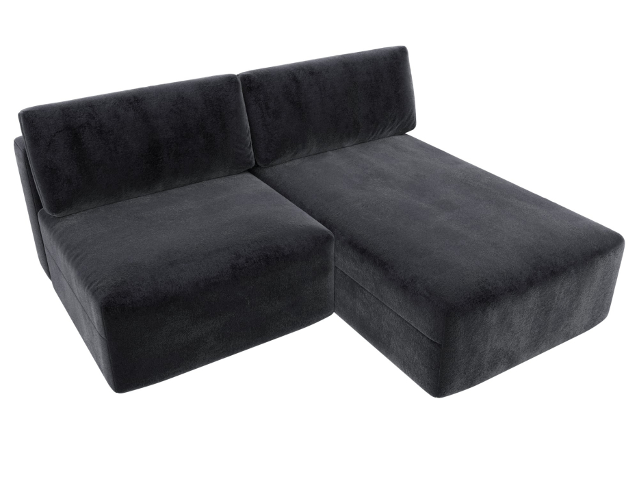 Диваны угловые в гостиную, Диван угловой модульный Лига-060 НПБ угол универсальный, велюр TOWER