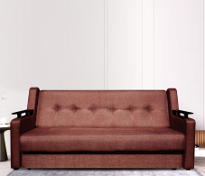 Диваны книжки, Диван-кровать книжка Сенатор Люкс  140, рогожка/экокожа