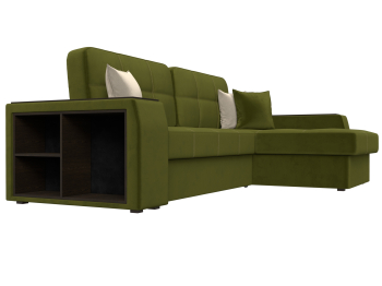 Угловой диван Брюссель правый угол, микровельвет