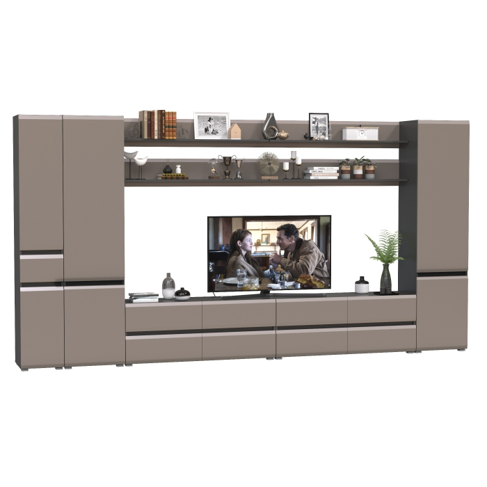 Стенки для гостиной, Стенка для гостиной модульная Сидней комплектация № 117