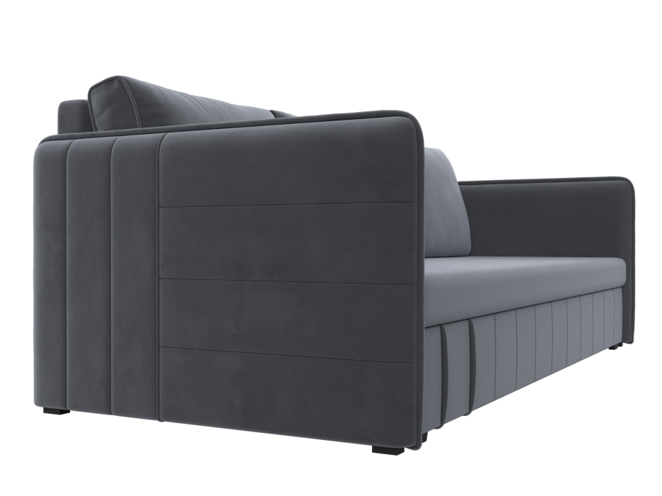 Диваны еврокнижки, Прямой диван Слим, велюр