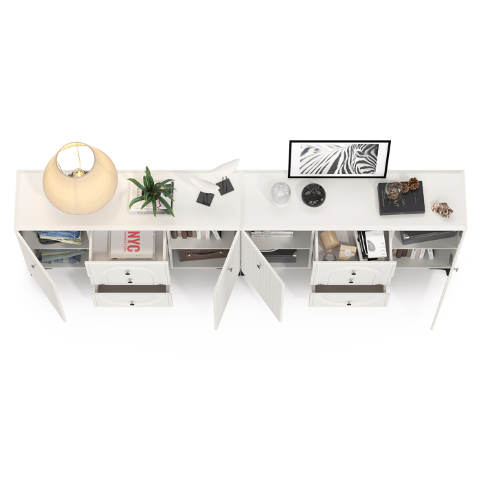 Стенки для гостиной, Два Комода Валенсия можно использовать как ТВ-тумбу