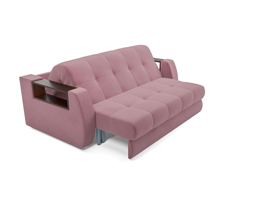 Диваны с ящиком для белья, Диван аккордеон Барон №3 НПБ 180х200 Велюр