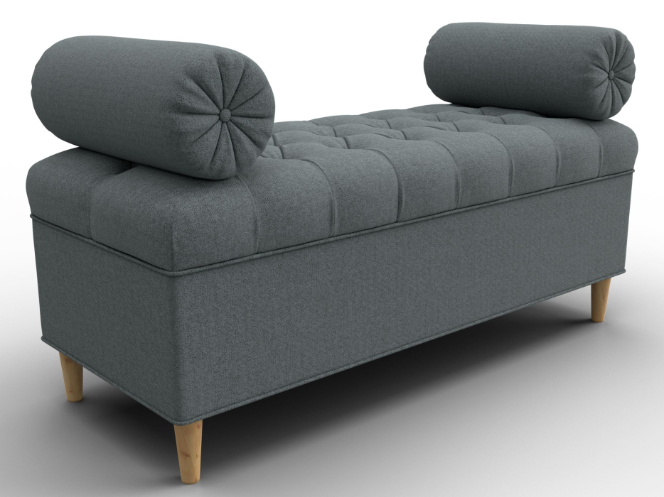 Банкетка в прихожую, Банкетка Глория, рогожка Амур