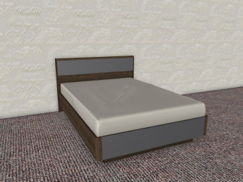 Модульная система Грейс Кровать КР-4002  Гикори Джексон Темный