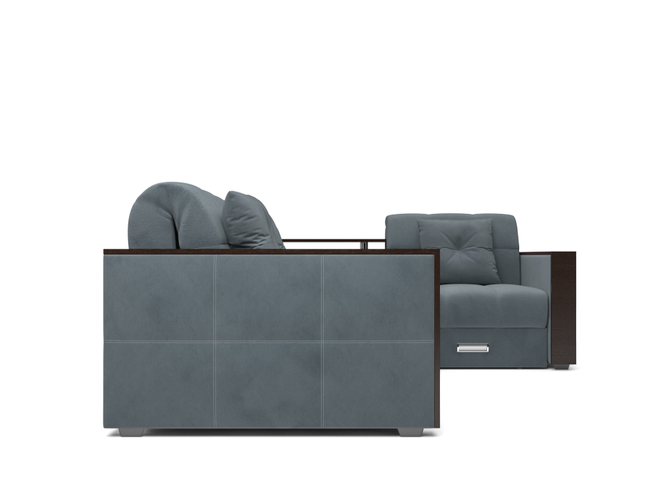 Диваны угловые в гостиную, Диван угловой Прага НПБ Велюр