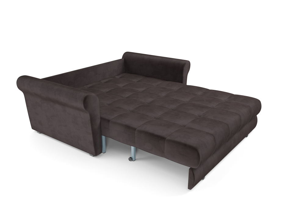 Диваны с ящиком для белья, Диван аккордеон Гранд НПБ 140х200 Бархат