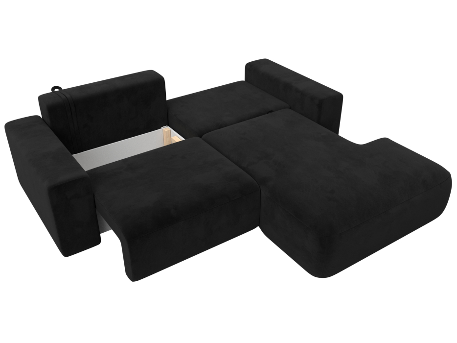 Диваны угловые в гостиную, Диван угловой Лига-036 Классик правый угол, велюр