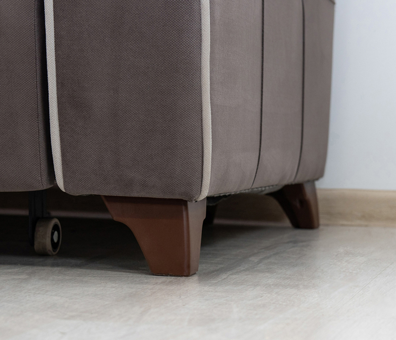 Диваны угловые в гостиную, Угловой диван Френсис, Велюр Амиго