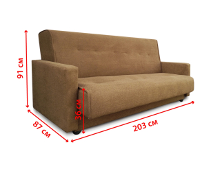 Диван-кровать, книжка Комфорт 120 , астра