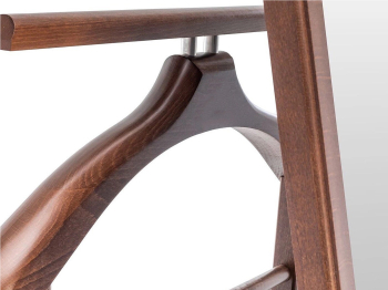 Вешалка костюмная с зеркалом на колесах Мебелик В 24Н