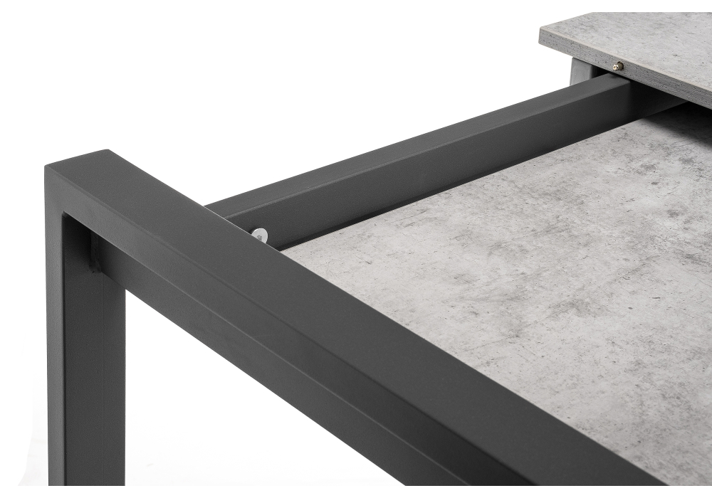 Обеденные столы, Стол деревянный Центавр 120 (160) х 70 (черный матовый)