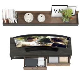 Тумба под ТВ с полкой Трувор