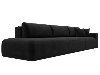 Диван прямой Лига-036 Модерн Лонг подлокотник справа, велюр