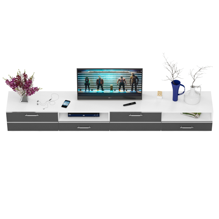 ТВ-тумбы, Тумба под ТВ СВК Ларго 2,8 Белый