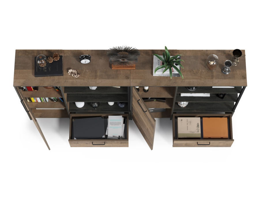 Комоды, Два комода с дверкой и ящиком Трувор