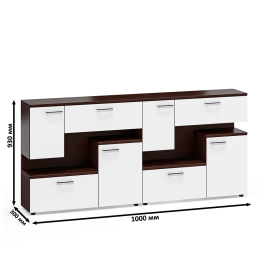 Две ТВ тумбы Мебельный Двор С1-1100