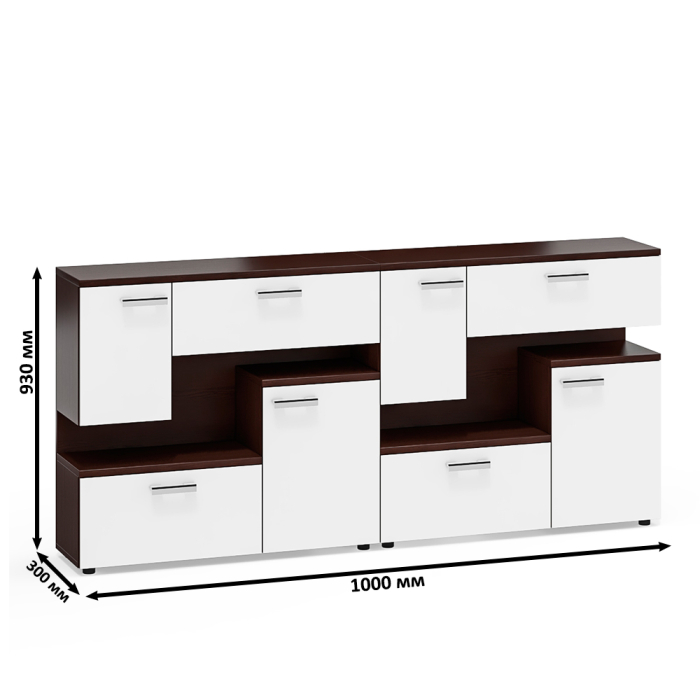 ТВ-тумбы, Две ТВ тумбы Мебельный Двор С1-1100