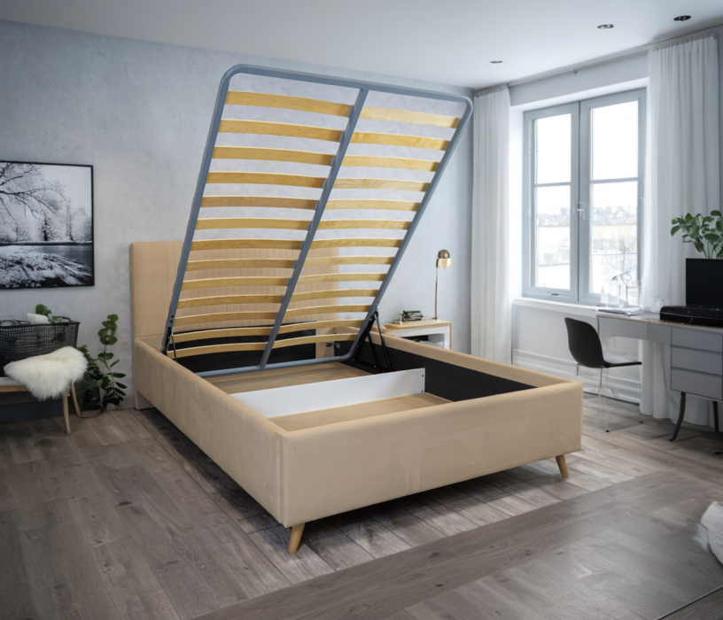 С подъемным механизмом, Кровать Коуч 001П 180х200