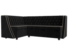 Диваны угловые кухонные, Кухонный угловой диван Лофт левый угол, велюр