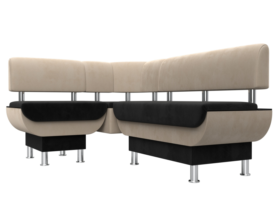 Кухонные уголки, Кухонный угловой диван Альфа левый угол, велюр