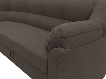 Диван угловой Карнелла левый угол, рогожка Амур