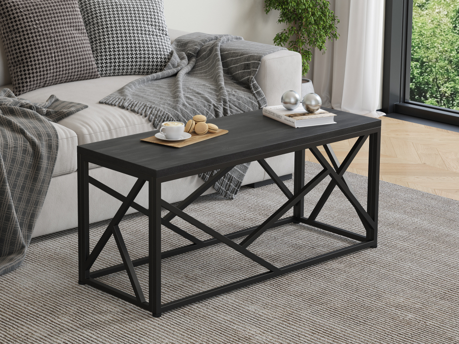 Журнальные столики, Журнальный стол  Айсберг Лофт 04 черный