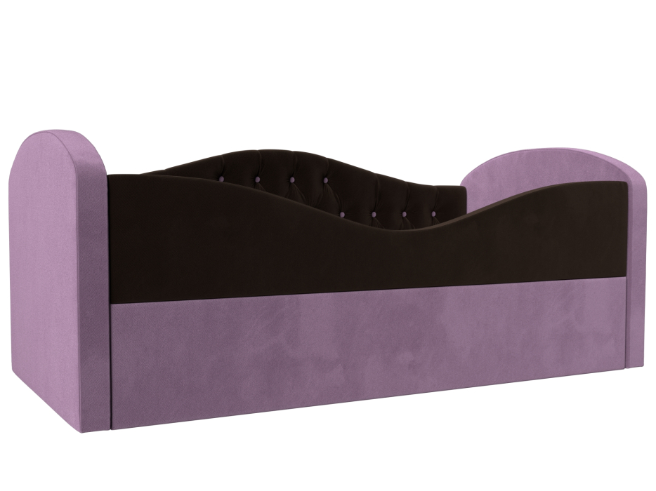 Кровати одноярусные, Детская кровать Сказка Люкс, микровельвет