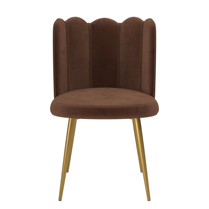 Стулья, Стул Юта (велюр тенерифе/металл золотой)
