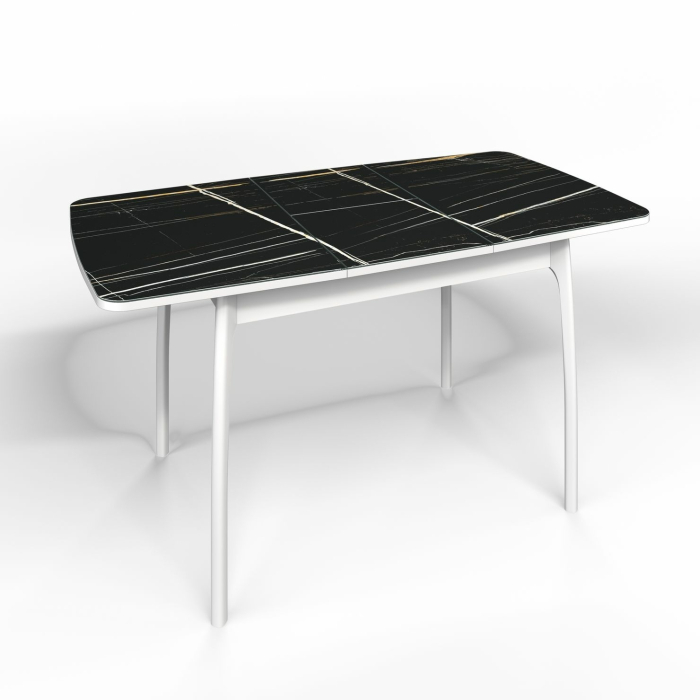 Обеденные столы, Флорида стол гнутая нога №2 Белый