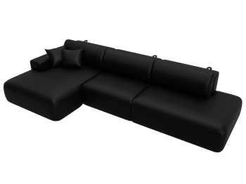 Диван угловой Лига-036 НПБ Модерн Лонг левый угол, экокожа GRIFON