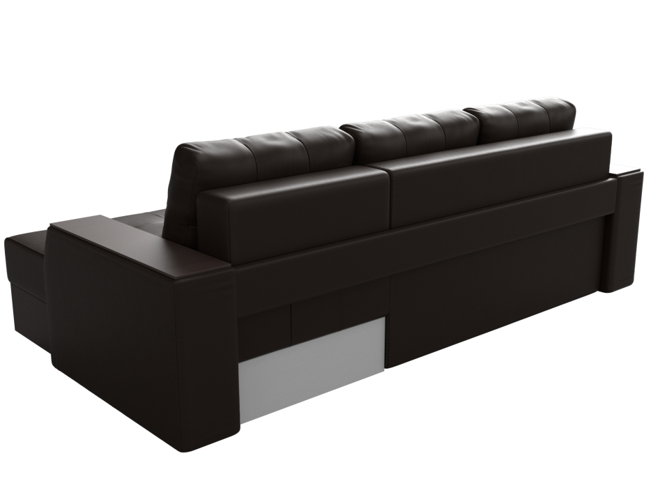 Диваны угловые в гостиную, Угловой диван Эмир БС правый угол, экокожа