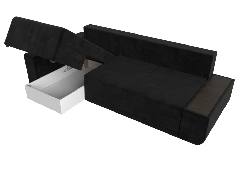 Диваны угловые в гостиную, Угловой диван Чикаго левый угол, велюр