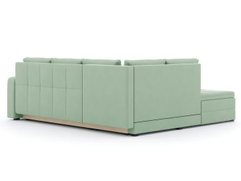 Диван-кровать угловой еврокнижка Бромен, рогожка