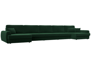 Диван П-образный Лига-057 НПБ МегаЛонг, велюр SEVEN