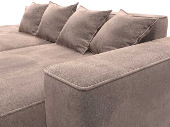 Диван угловой Лига-065 угол правый, велюр TOWER