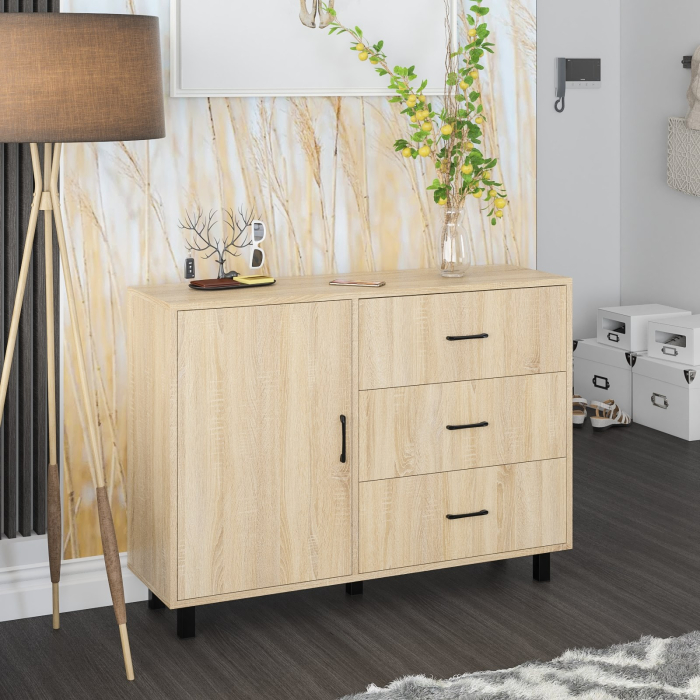 Комоды, Комод-тумба три ящика и дверка РВК 122-1204