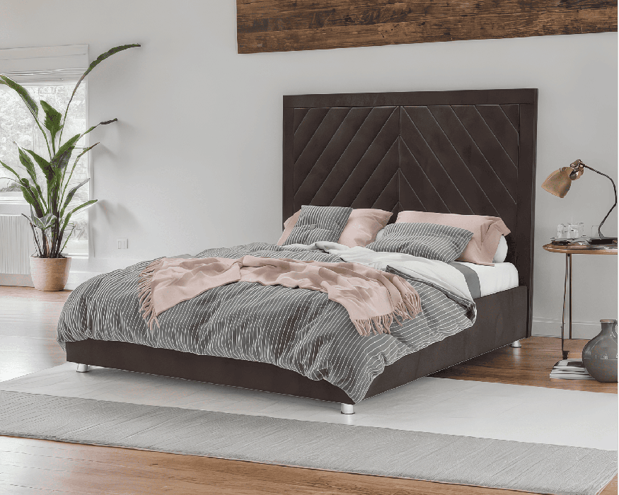 Мягкая кровать, Кровать Мишель 160 см (Кордрой)