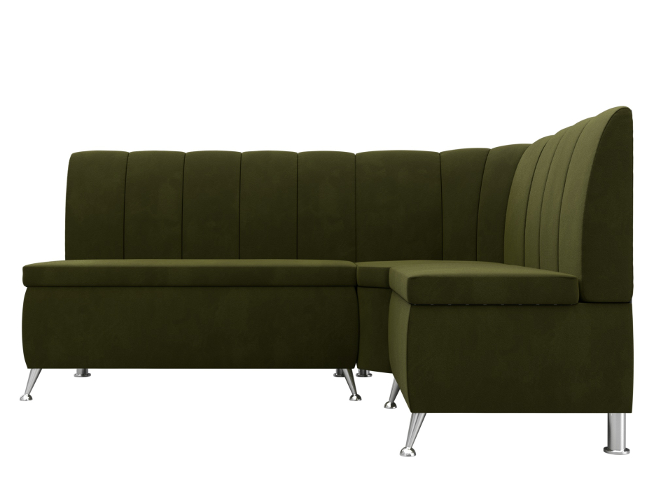 Диваны угловые кухонные, Диван кухонный угловой Кантри правый угол, микровельвет