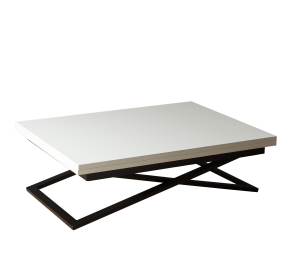 Стол трансформер Compact (черные опоры)