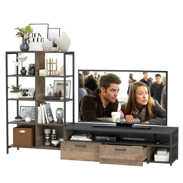 Стенки для гостиной, TV-тумба со стеллажом Трувор 13.151.02