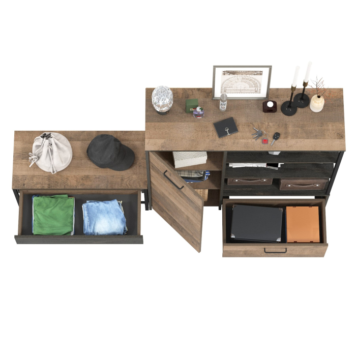 Прихожие, Комод с ящиком и нишами и обувница с сиденьем Трувор