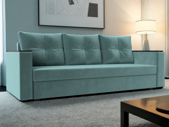 Диван прямой Атланта без стола, велюр