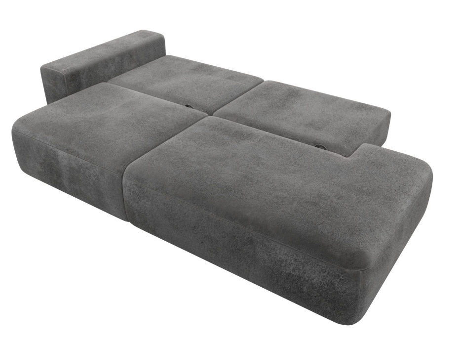 Диваны еврокнижки, Диван прямой Лига-036 НПБ Модерн подлокотник слева, велюр TOWER