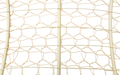 Подвесное кресло ДЛЯ ДВОИХ с ротангом бежевое