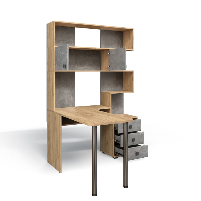 Угловые компьютерные столы, СК 10 Стол компьютерный ЛЕВЫЙ